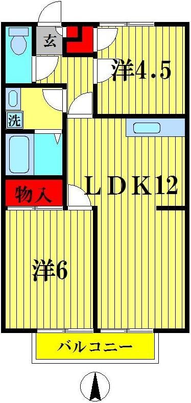 千葉県松戸市千駄堀 新八柱駅 2LDK アパート 賃貸物件詳細