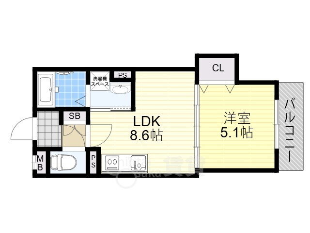 大阪府豊中市永楽荘３ 桜井駅 1LDK アパート 賃貸物件詳細