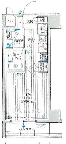 東京都新宿区北新宿４ 東中野駅 1K マンション 賃貸物件詳細