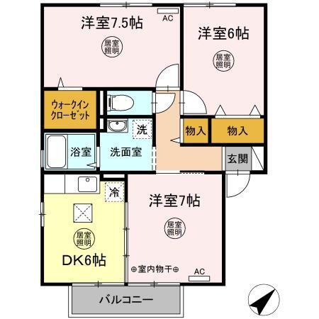 宮城県仙台市青葉区折立３ 3DK アパート 賃貸物件詳細
