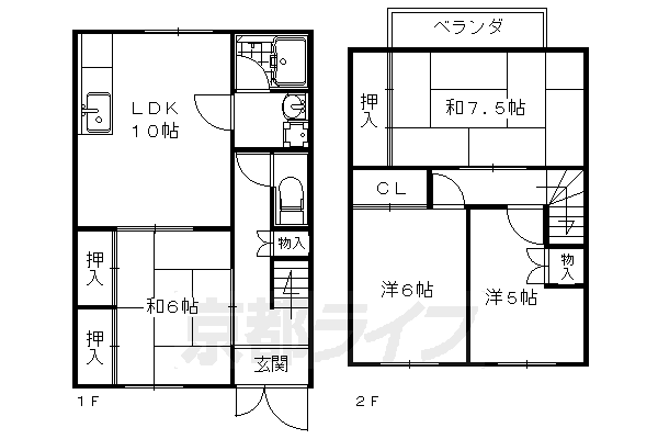 京都府京都市右京区嵯峨梅ノ木町 嵯峨嵐山駅 4LDK 一戸建て 賃貸物件詳細