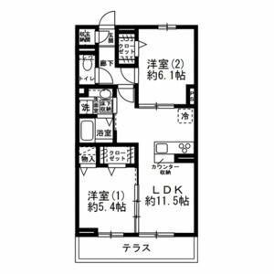 神奈川県相模原市中央区相模原５ 相模原駅 2LDK アパート 賃貸物件詳細
