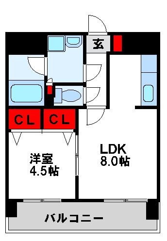 福岡県宗像市陵厳寺１ 教育大前駅 1LDK マンション 賃貸物件詳細