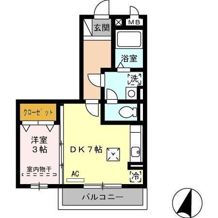 福岡県福岡市西区今宿西１ 今宿駅 1DK アパート 賃貸物件詳細