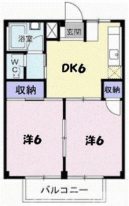 香川県綾歌郡宇多津町新開 宇多津駅 2DK アパート 賃貸物件詳細