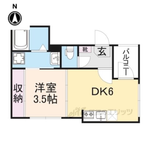 京都府京都市伏見区深草鈴塚町 伏見稲荷駅 1DK アパート 賃貸物件詳細
