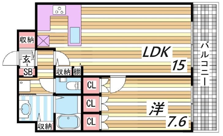 リーガル神戸下山手 4階 1LDK 賃貸物件詳細