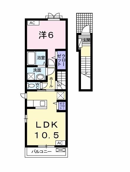 岐阜県岐阜市西中島６ 岐阜駅 1LDK アパート 賃貸物件詳細