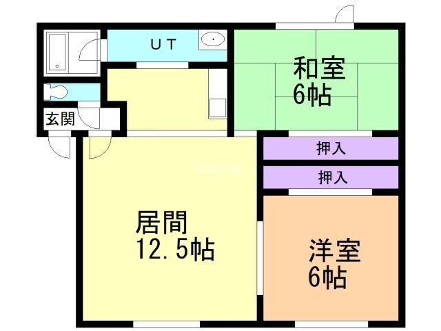 北海道網走郡美幌町字西二条南１ 西女満別駅 2LDK アパート 賃貸物件詳細