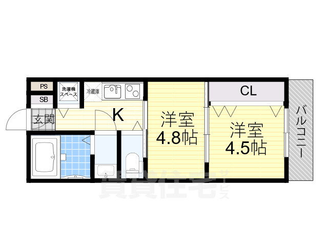 大阪府大阪市平野区平野本町４ 平野駅 2K アパート 賃貸物件詳細