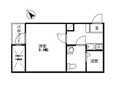 愛知県名古屋市昭和区小坂町２ 吹上駅 1K アパート 賃貸物件詳細