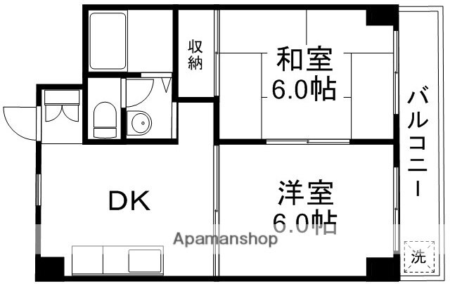 滋賀県大津市大将軍１ 瀬田駅 2DK マンション 賃貸物件詳細