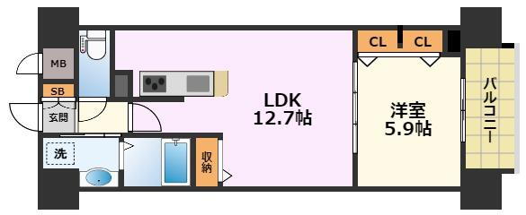 愛知県名古屋市中区新栄２ 新栄町駅 1LDK マンション 賃貸物件詳細