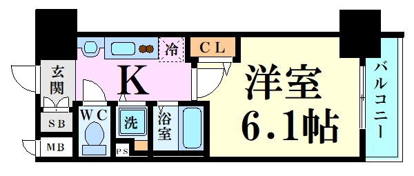 プレサンス堺筋本町フィリア 3階 1K 賃貸物件詳細