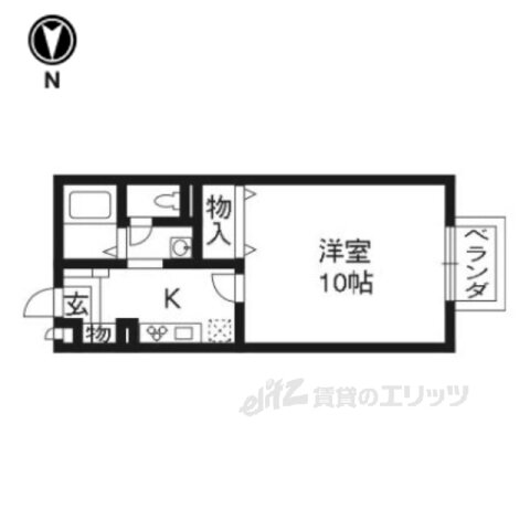 京都府京都市西京区樫原上池田町 桂駅 1K アパート 賃貸物件詳細