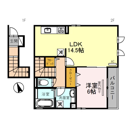 広島県福山市南本庄４ 備後本庄駅 1LDK アパート 賃貸物件詳細