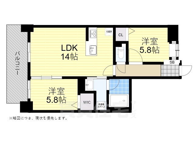福岡県福岡市早良区昭代１ 西新駅 2LDK マンション 賃貸物件詳細