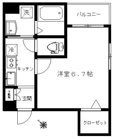 東京都江東区福住１ 門前仲町駅 1K マンション 賃貸物件詳細