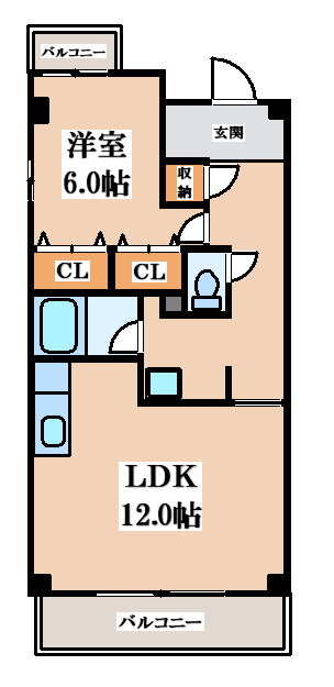 大阪府東大阪市稲田本町３ 徳庵駅 1LDK マンション 賃貸物件詳細