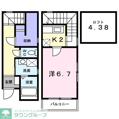 埼玉県上尾市原市北１ 沼南駅 1K アパート 賃貸物件詳細
