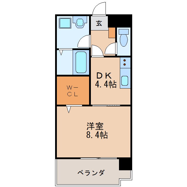 愛知県名古屋市東区泉１ 高岳駅 1DK マンション 賃貸物件詳細