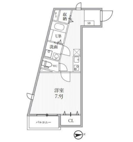 Ｔ’ｓ　Ｃｕｏｒｅ西武柳沢 1階 1K 賃貸物件詳細