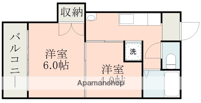 鹿児島県鹿児島市田上台２ 2K アパート 賃貸物件詳細