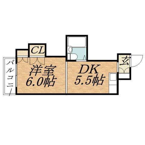 けいほくレジデンス 4階 1DK 賃貸物件詳細