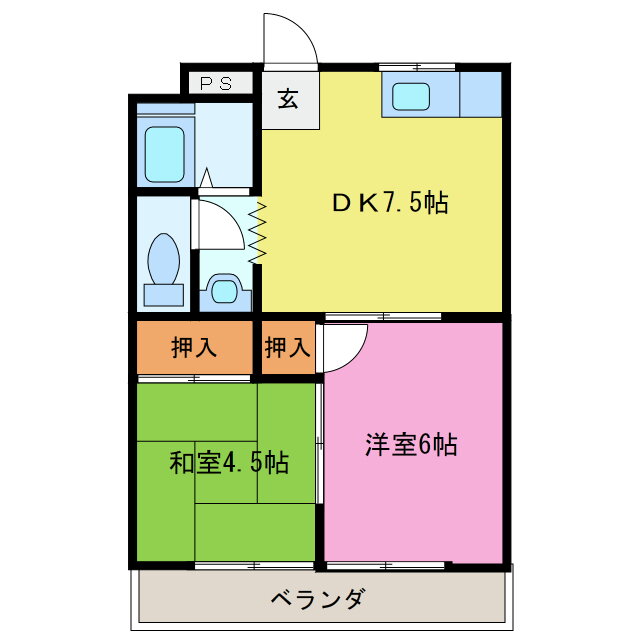 三重県鈴鹿市白子町 白子駅 2DK アパート 賃貸物件詳細