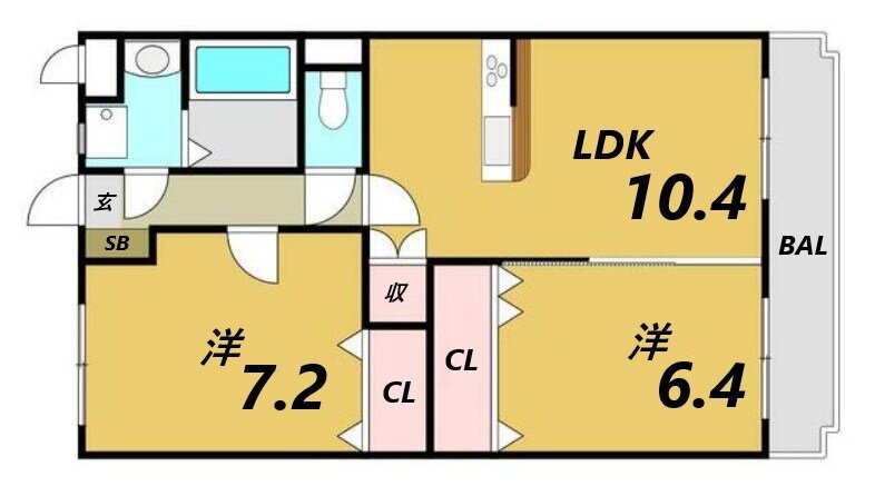 兵庫県姫路市栗山町 姫路駅 2LDK マンション 賃貸物件詳細
