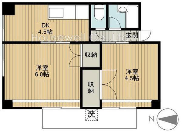 ＹＳフラット２ 3階 2DK 賃貸物件詳細