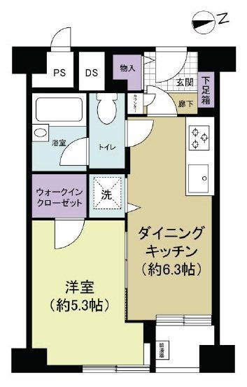 高輪グランドハイツ 8階 1K 賃貸物件詳細