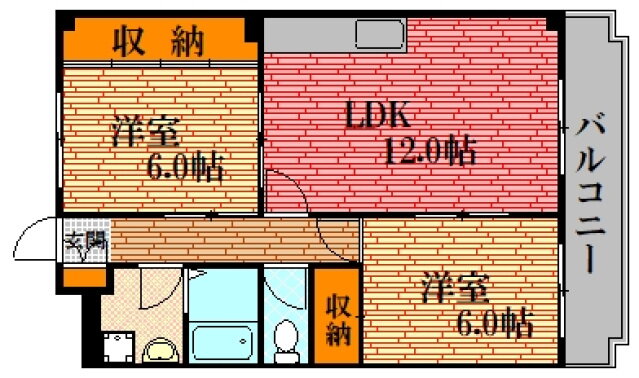 広島県広島市安佐南区中筋２ 中筋駅 2LDK アパート 賃貸物件詳細