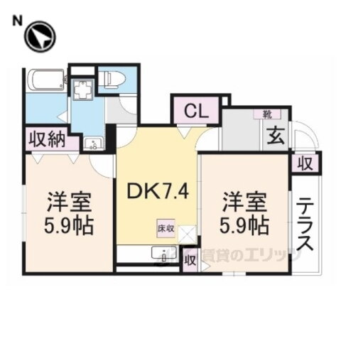 京都府京丹後市峰山町杉谷 峰山駅 2DK アパート 賃貸物件詳細