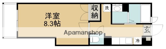鹿児島県鹿児島市加治屋町 加治屋町駅 1K マンション 賃貸物件詳細