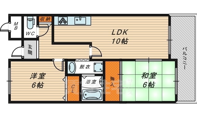 大阪府大阪市城東区成育１ 野江駅 2LDK マンション 賃貸物件詳細