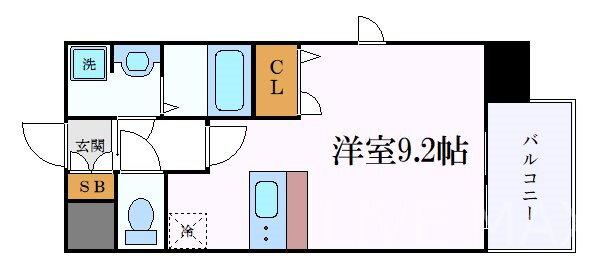プレサンス名古屋ＳＴＡＴＩＯＮアライブ 6階 ワンルーム 賃貸物件詳細