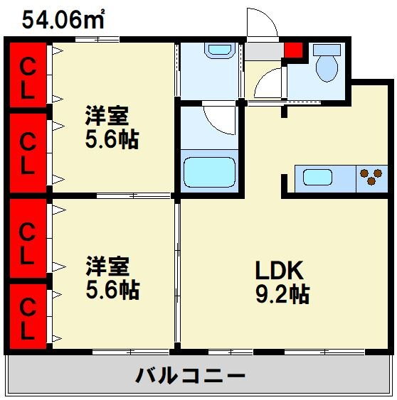 福岡県北九州市八幡西区八枝３ 永犬丸駅 2LDK マンション 賃貸物件詳細