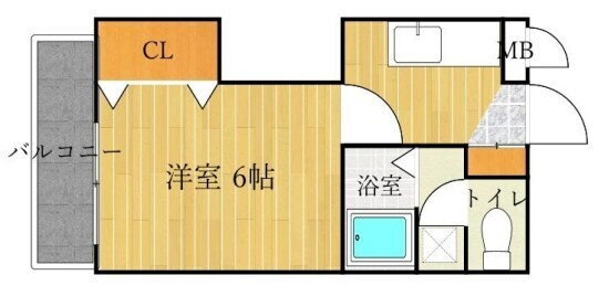 フォレストグローブ 1階 1K 賃貸物件詳細