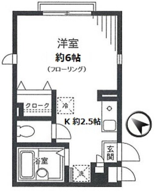 神奈川県横浜市港北区篠原北１ 菊名駅 1K アパート 賃貸物件詳細