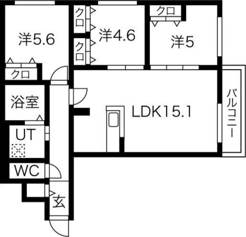 北海道札幌市東区本町一条１ 環状通東駅 3LDK マンション 賃貸物件詳細