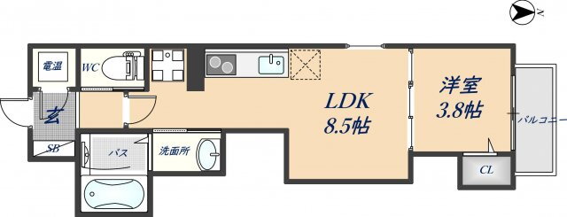 大阪府東大阪市水走２ 吉田駅 1LDK アパート 賃貸物件詳細