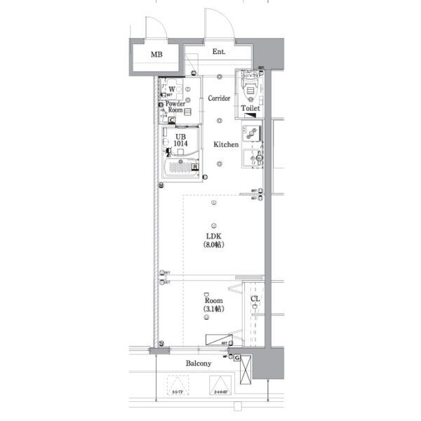 大阪府大阪市阿倍野区三明町１ 河堀口駅 1LDK マンション 賃貸物件詳細