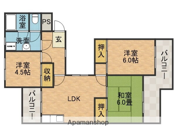 大阪府茨木市沢良宜浜２ 沢良宜駅 3LDK マンション 賃貸物件詳細