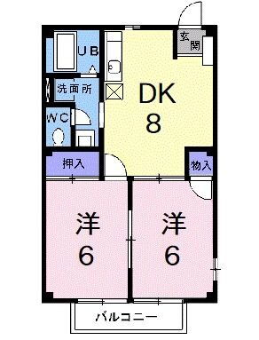 東京都東村山市廻田町１ 武蔵大和駅 2DK アパート 賃貸物件詳細