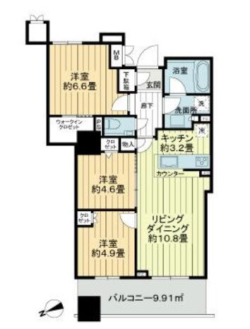 東京都調布市小島町１ 調布駅 3LDK マンション 賃貸物件詳細