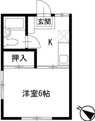 神奈川県横浜市磯子区杉田３ 杉田駅 1K アパート 賃貸物件詳細