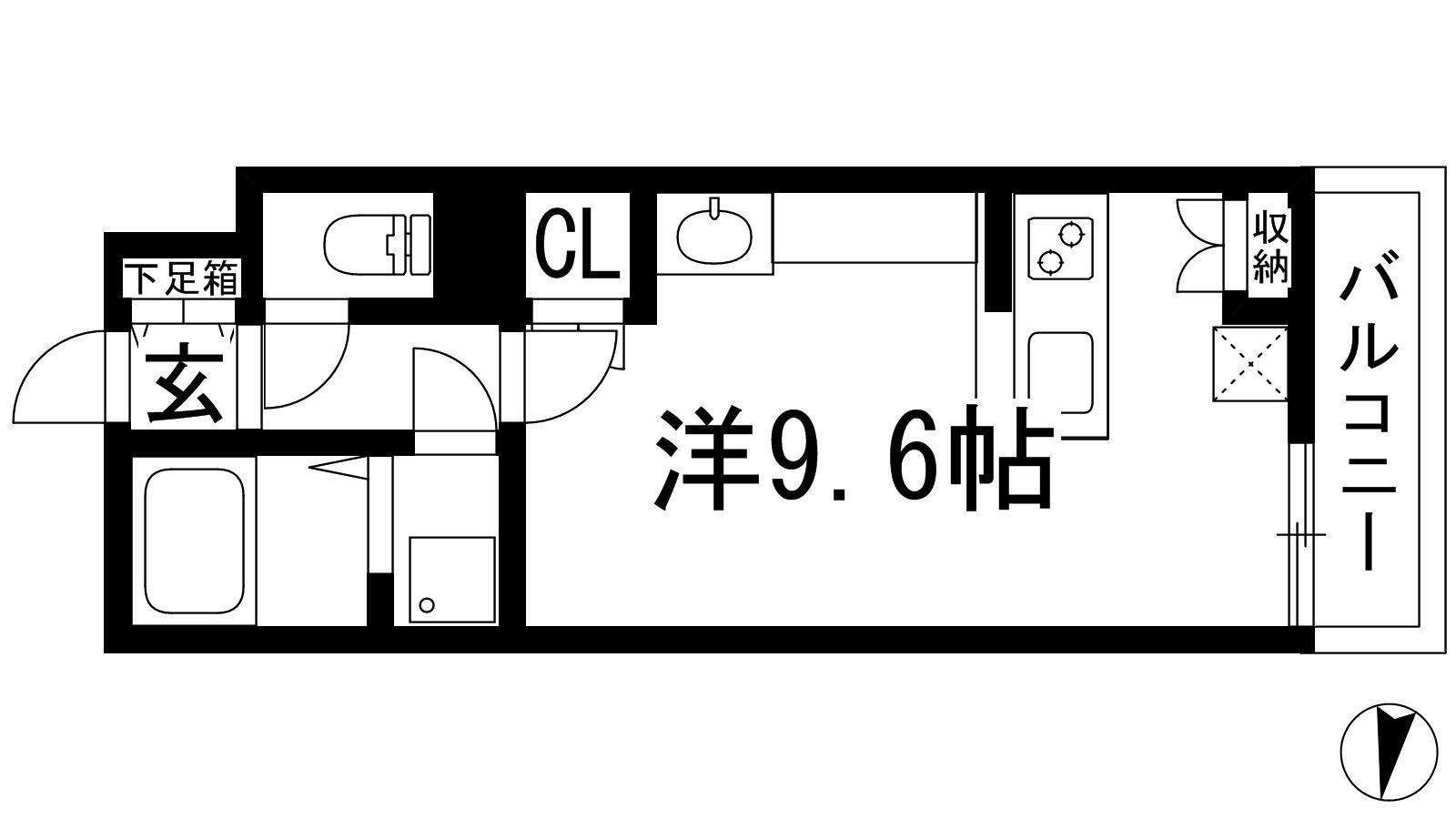 レオネクストリバーサイド２ 2階 ワンルーム 賃貸物件詳細