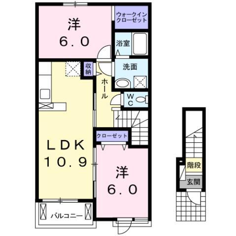 プレミアム・メルヘン 2階 2LDK 賃貸物件詳細