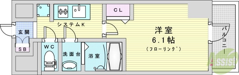 大阪府大阪市西淀川区歌島１ 塚本駅 1K マンション 賃貸物件詳細
